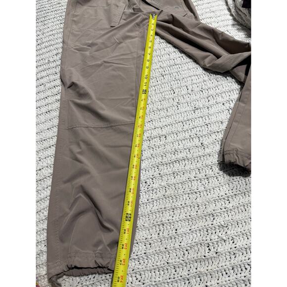 Apana Performance Joggers Womens XS Taupe Tan Stretch Lounge Casual Activewear - Picture 2 of 8